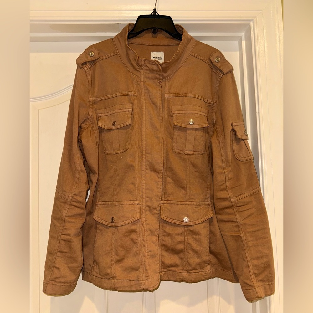 Women’s Kensie Jeans XL brown jacket, great condition